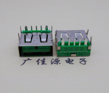 嘉兴5A大电流 快充接口 USB5p绿胶芯 常规母座