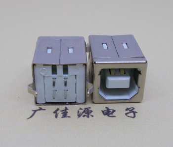 嘉兴USB BF180度母座 打印机接口 立式直插带赛