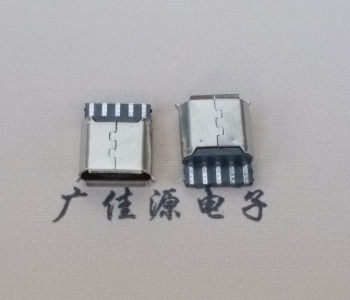 嘉兴Micro USB5p母座焊线 前五后五焊接有后背