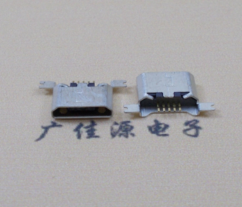 嘉兴MK USB B Type 沉板0.9母座后两脚SMT口不卷边
