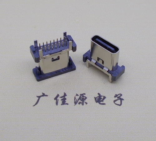 嘉兴立式插板type-c16p母座长H=8.8mm